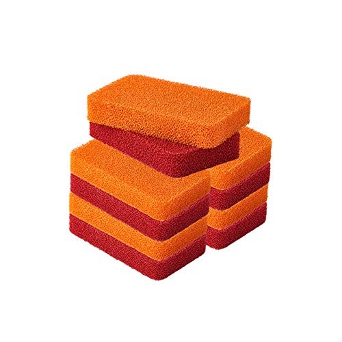 Liflicon Heavy Duty Silicone Scrubber Sponges-Kitchen Bathroom Cleaning Scrubber Dish Washing Scrubber - Image 1